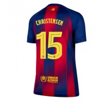 Barcelona Andreas Christensen #15 Koszulka Podstawowa damskie 2025-26 Krótki Rękaw